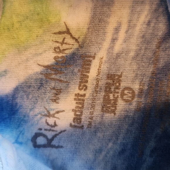 Rick and Morty tie-dye t-shirt - Picture 7 of 7
